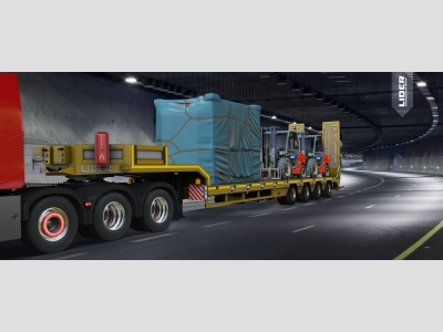 4 AXLE LOWBED SEMI TRAILER 